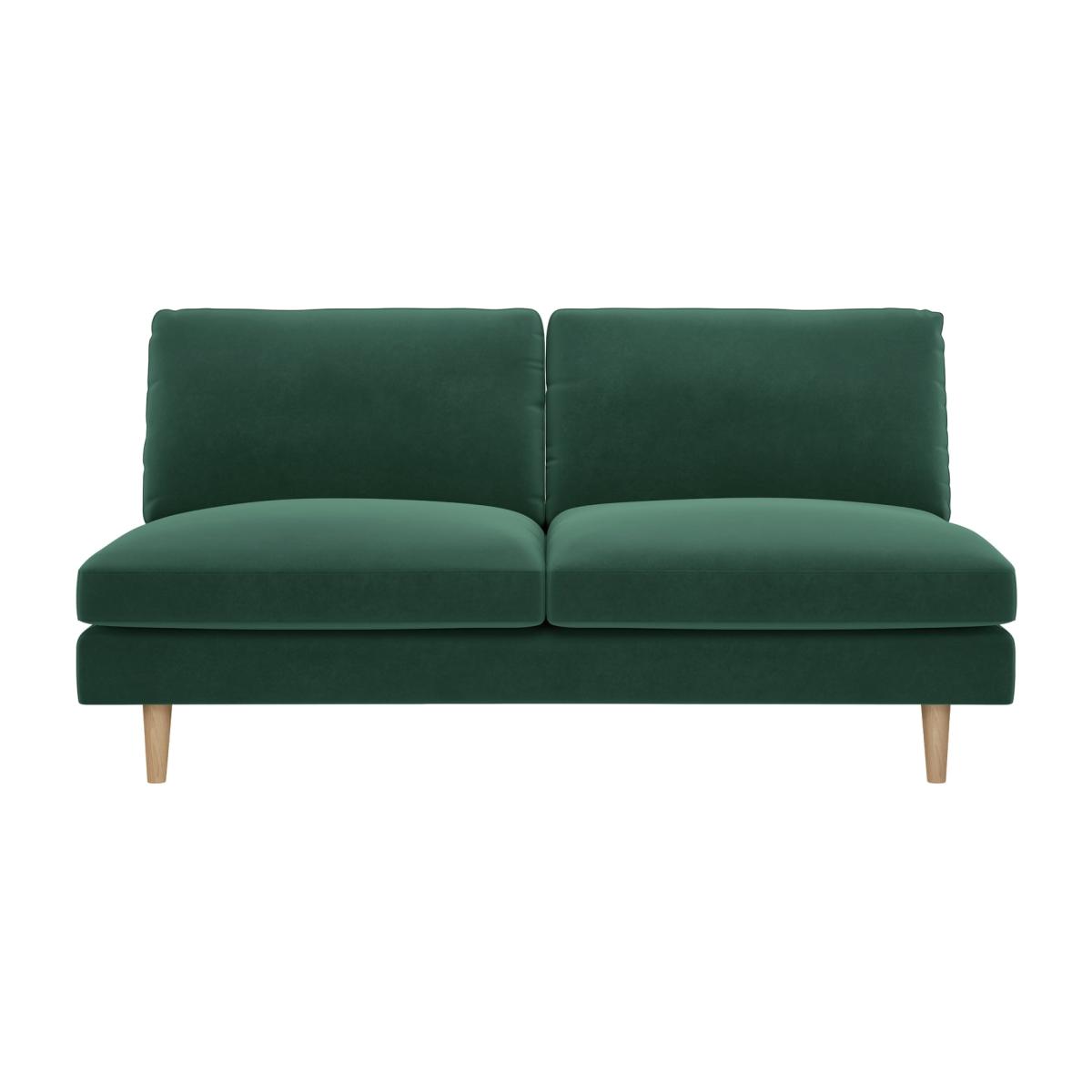 Habitat Teo 2 Seater Velvet Sofa - Green – image 1