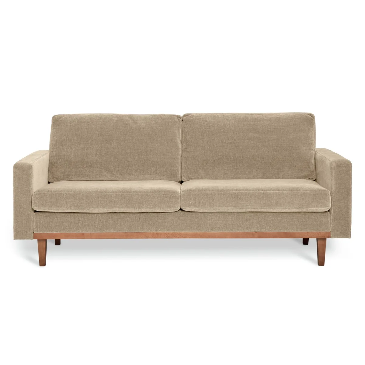 Habitat Della Fabric 3 Seater Sofa - Natural – image 3