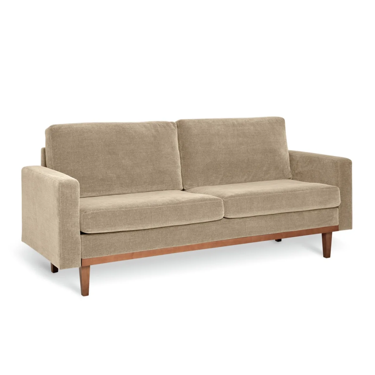 Habitat Della Fabric 3 Seater Sofa - Natural – image 4