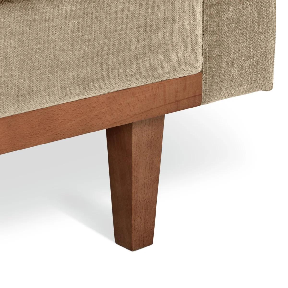 Habitat Della Fabric 3 Seater Sofa - Natural – image 7
