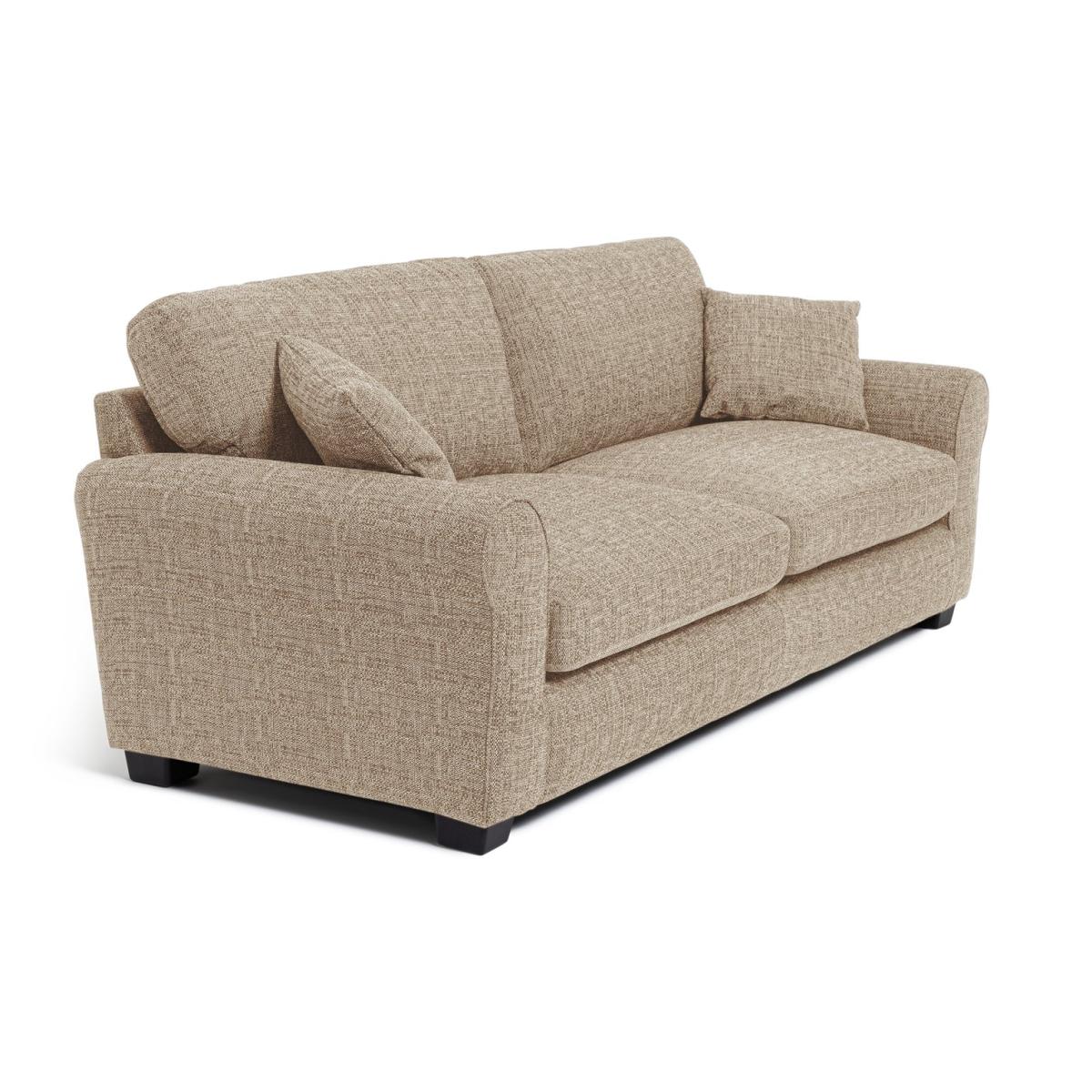 Habitat Lisbon 4 Seater Fabric Sofa - Beige – image 7