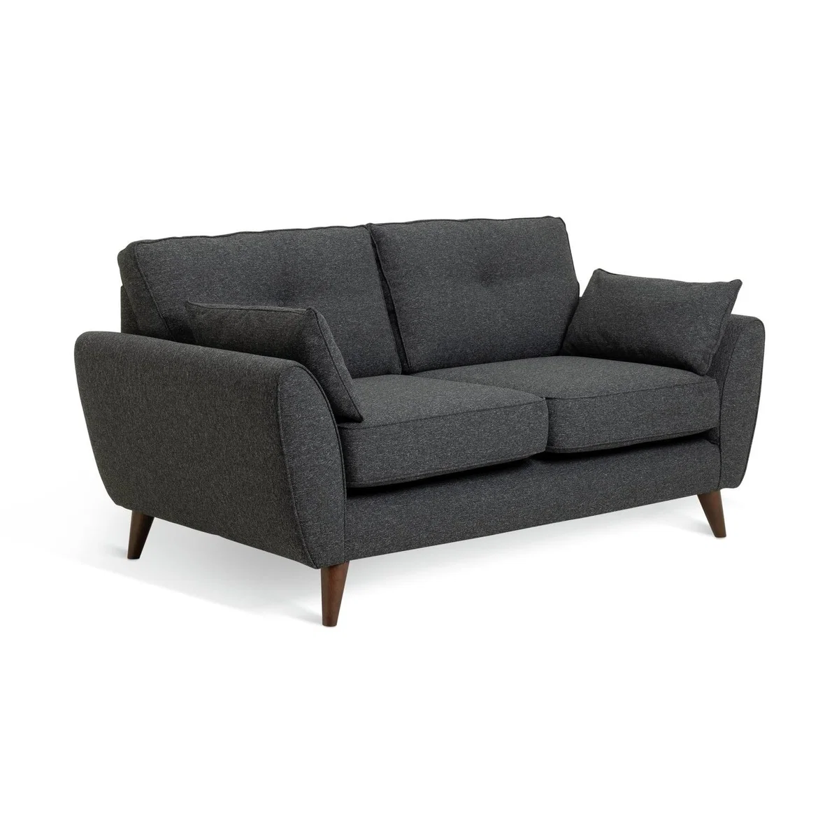 Habitat Iris Fabric 2 Seater Sofa - Charcoal – image 5