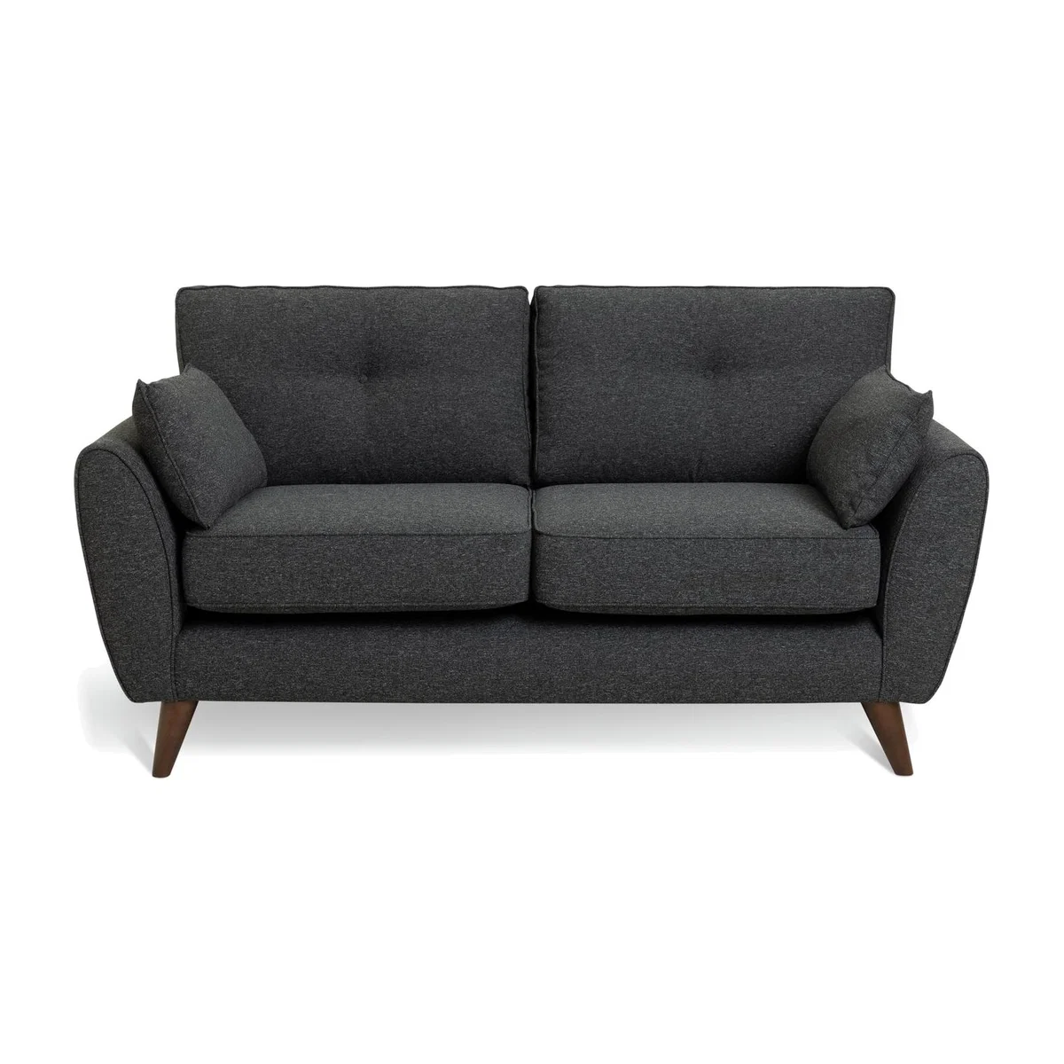Habitat Iris Fabric 2 Seater Sofa - Charcoal – image 1