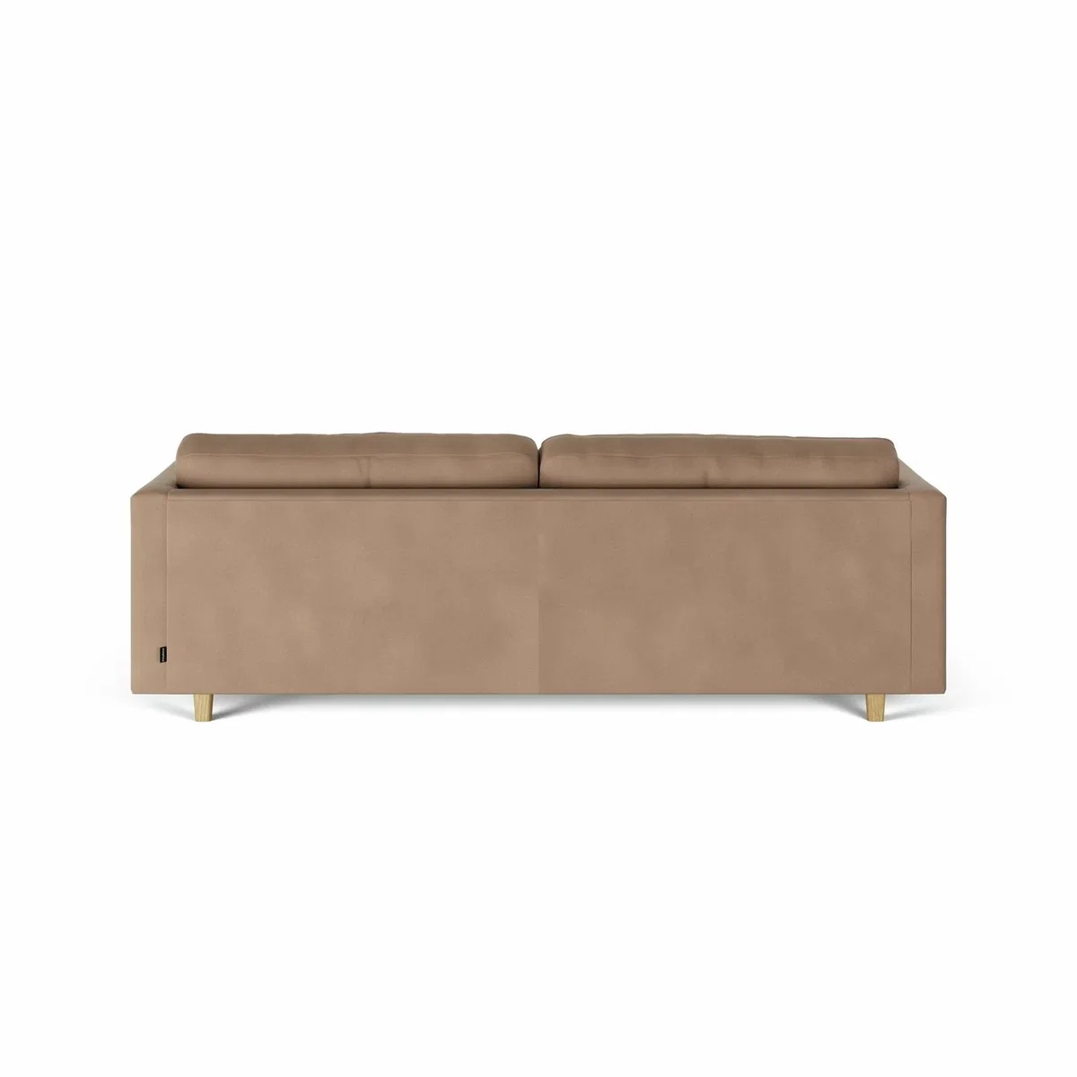 Habitat Emely Velvet 3 Seater Sofa - Latte - Ash Leg – image 4