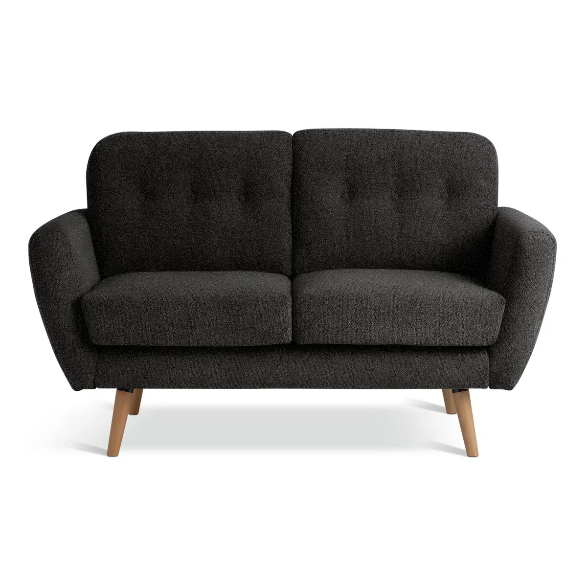 Habitat Finney Fabric 2 Seater Sofa - Charcoal – image 3