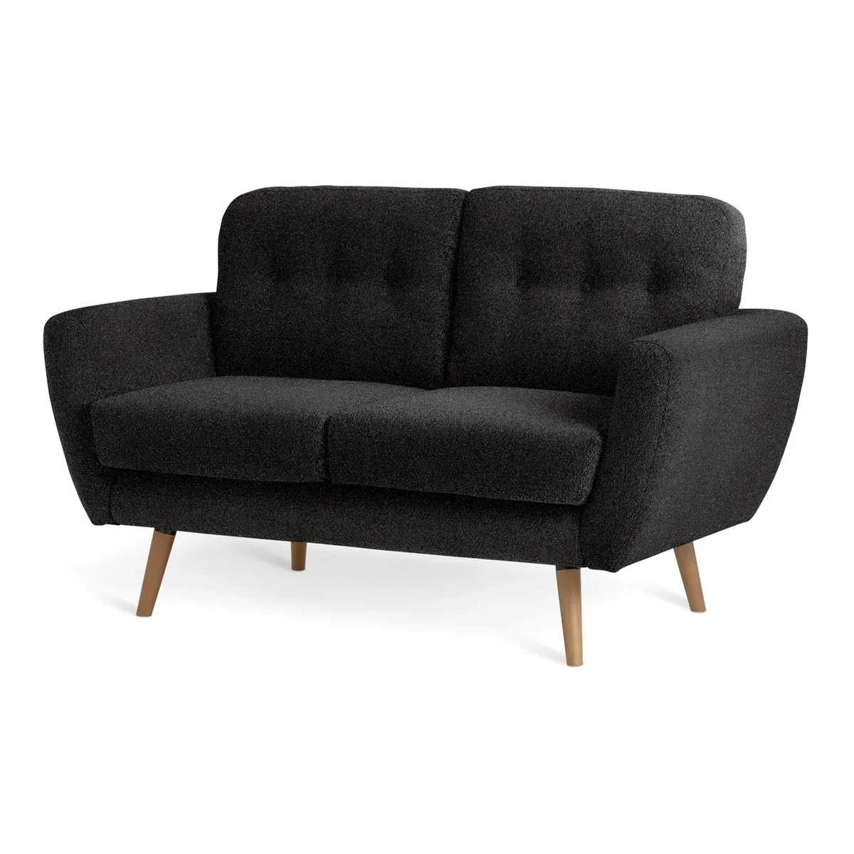 Habitat Finney Fabric 2 Seater Sofa - Charcoal – image 4