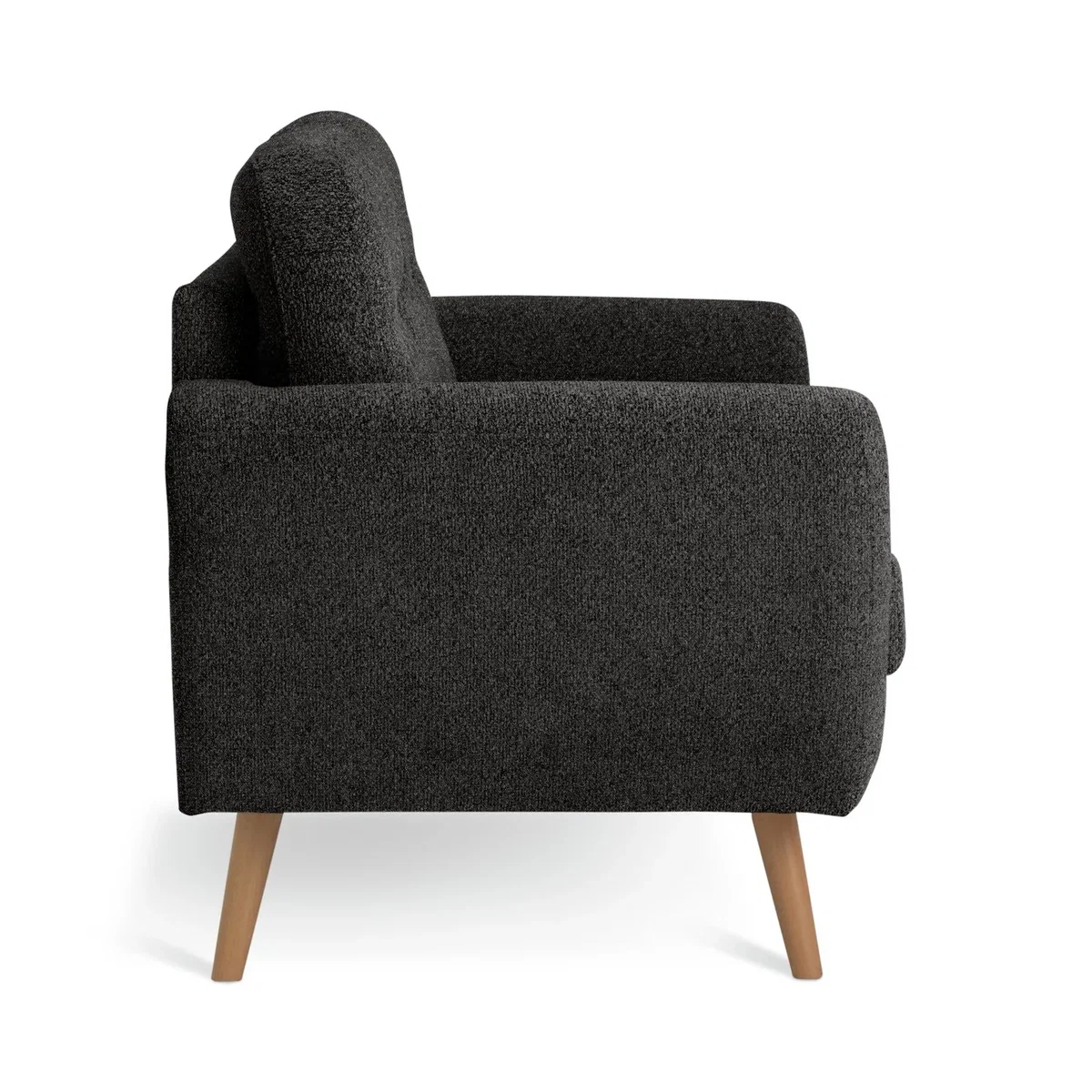 Habitat Finney Fabric 2 Seater Sofa - Charcoal – image 6