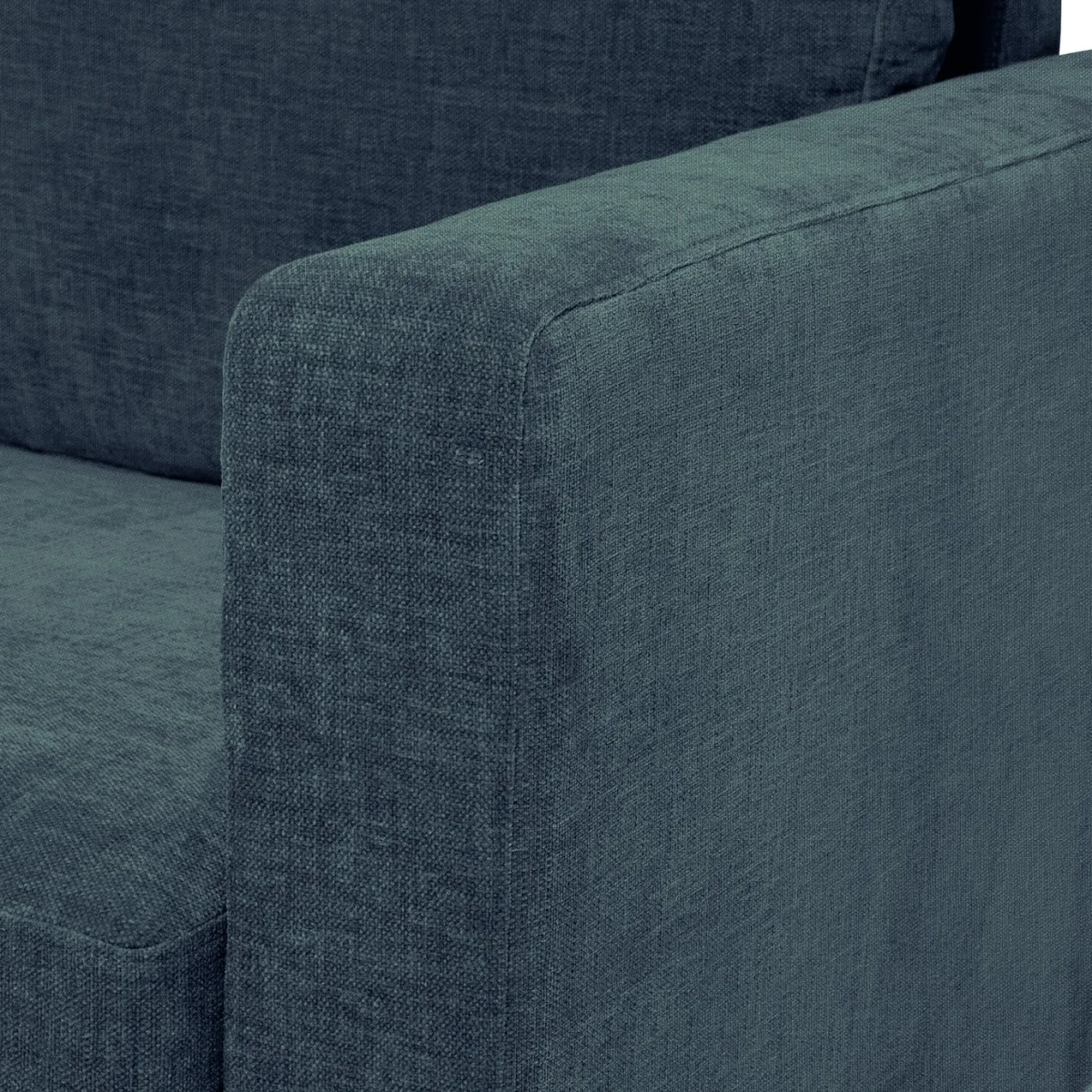 Habitat Della Fabric 2 Seater Sofa - Blue – image 4