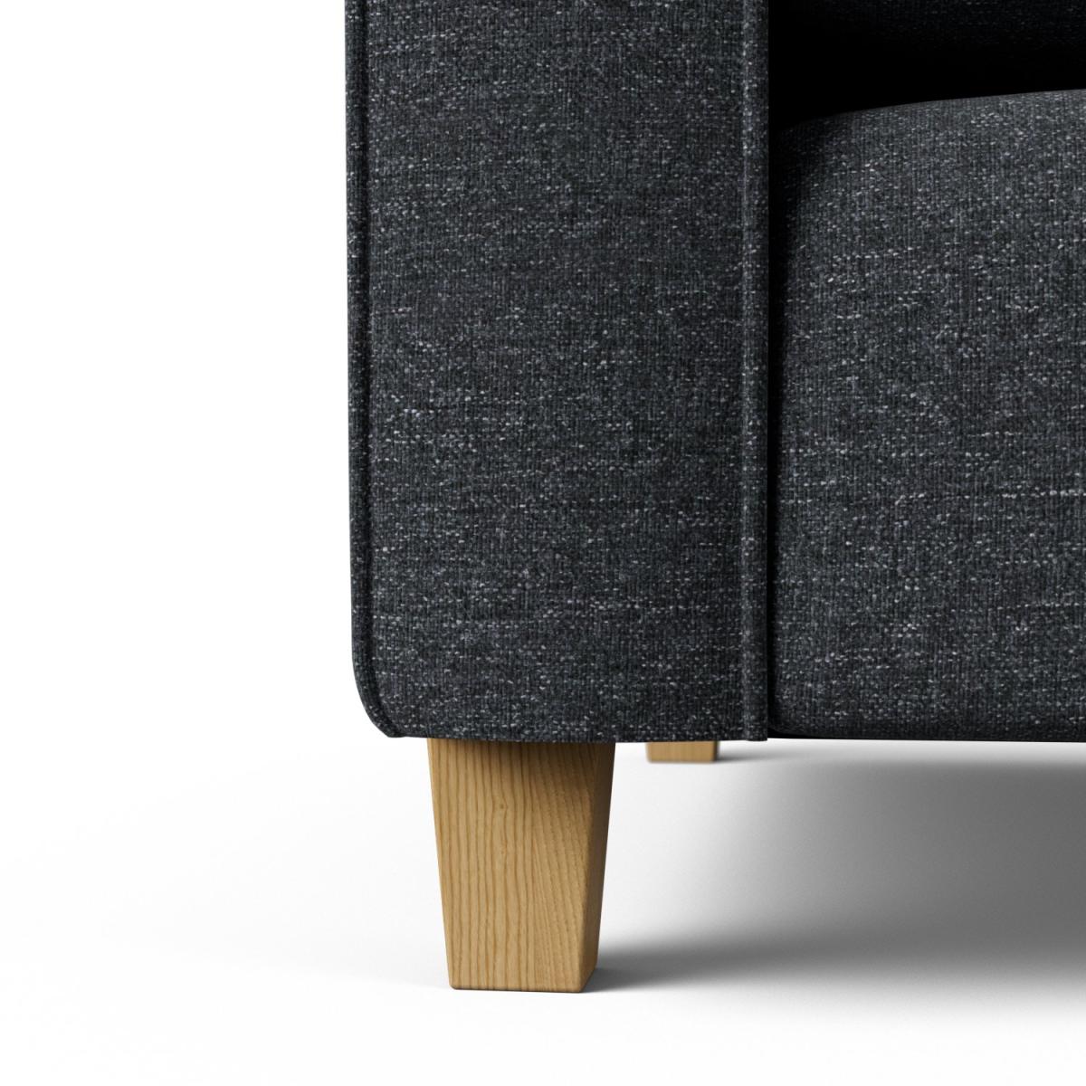Habitat Flint Fabric 2 Seater Sofa Bed- Charcoal - Ash Leg – image 6
