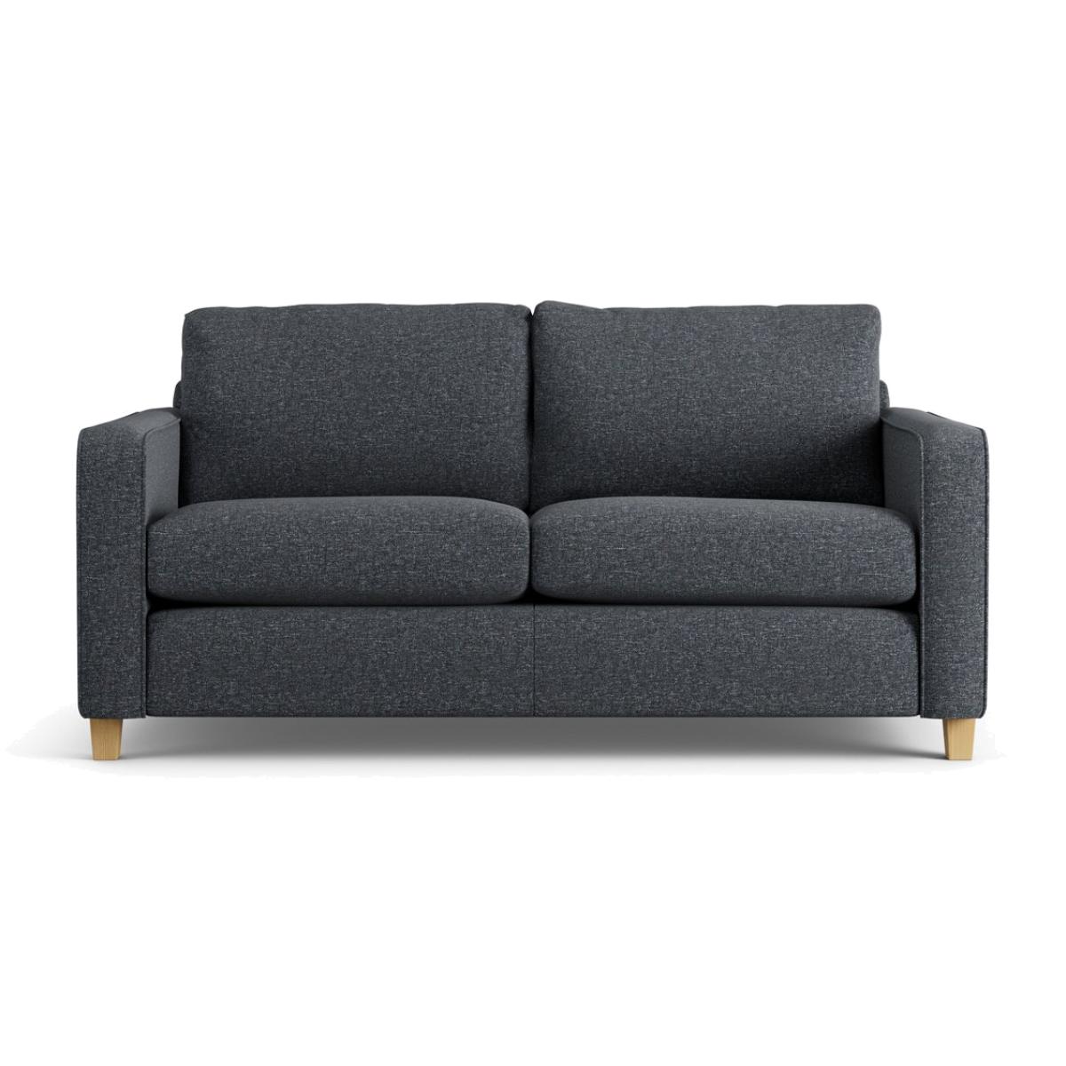 Habitat Flint Fabric 2 Seater Sofa Bed- Charcoal - Ash Leg – image 1