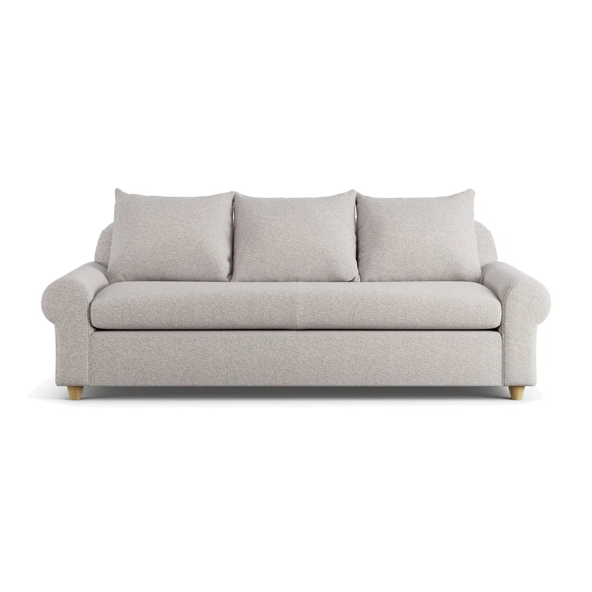 Habitat Whitby Fabric 4 Seater Sofa - Natural - Ash Leg – image 1
