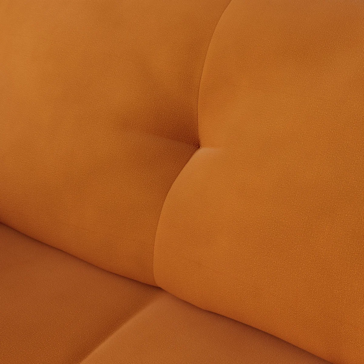 Habitat Emely Fabric 4 Seater Sofa - Orange - Ash Leg – image 6