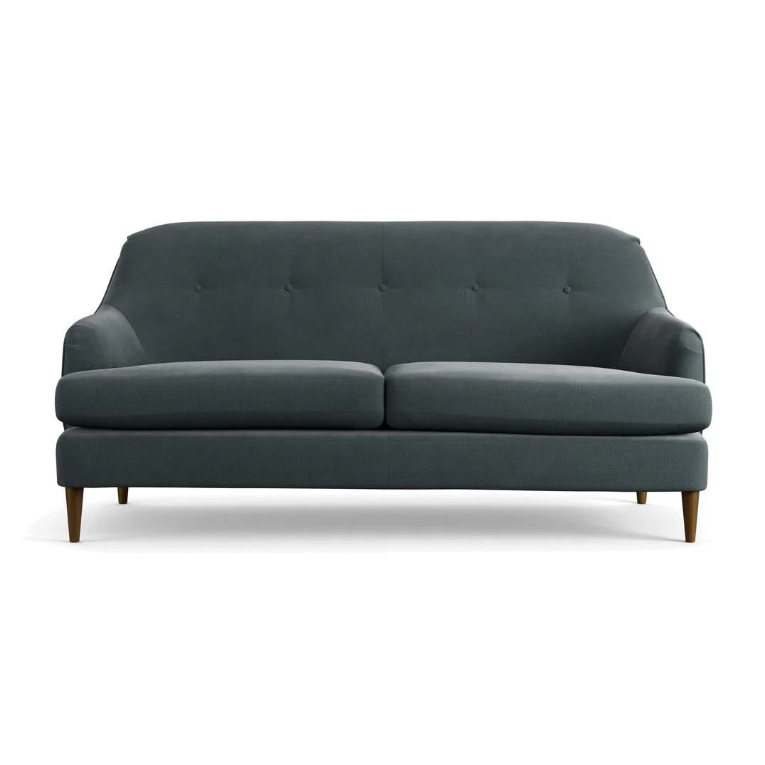 Habitat Frome Fabric 2 Seater Sofa - Charcoal - Dark Leg – image 1