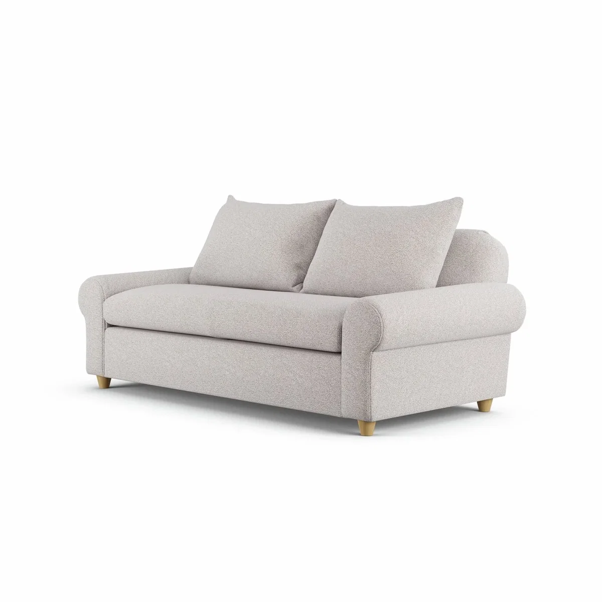Habitat Whitby Fabric 2 Seater Sofa - Natural - Ash Leg – image 3