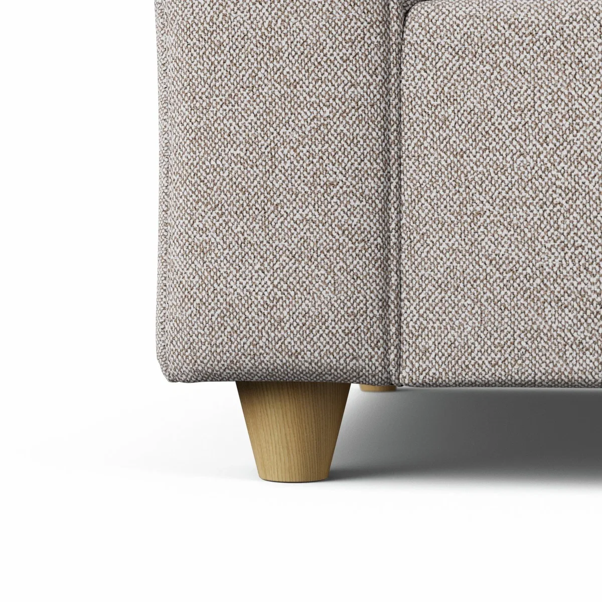 Habitat Whitby Fabric 2 Seater Sofa - Natural - Ash Leg – image 5