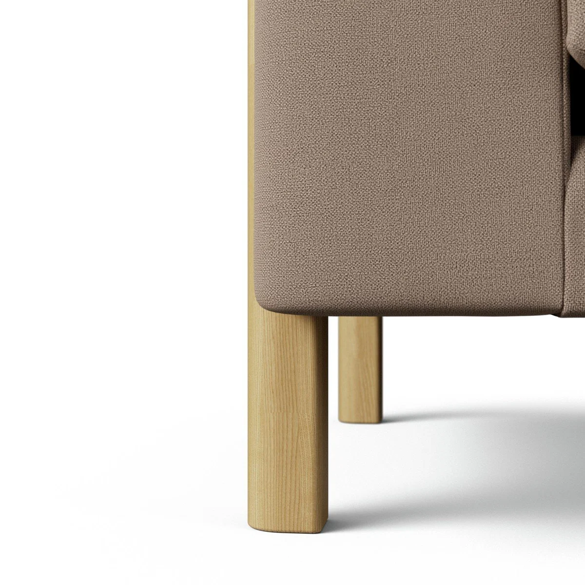 Habitat Aston Fabric 4 Seater Sofa - Biscuit - Ash Leg – image 5