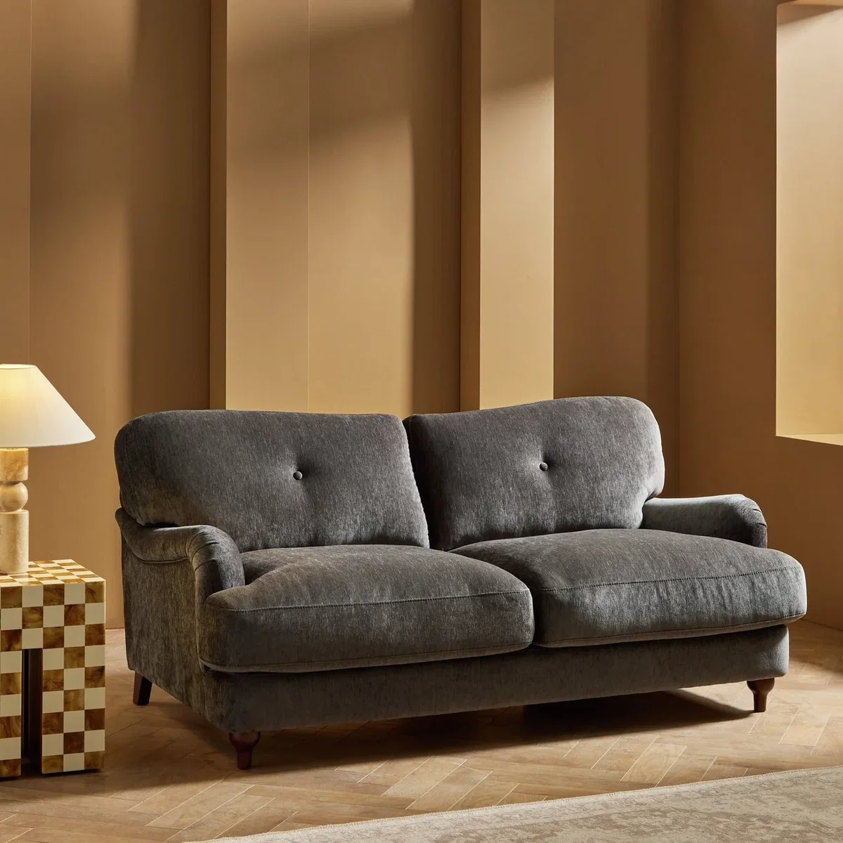 Habitat Eleanor Fabric 2 Seater Sofa - Grey – image 1