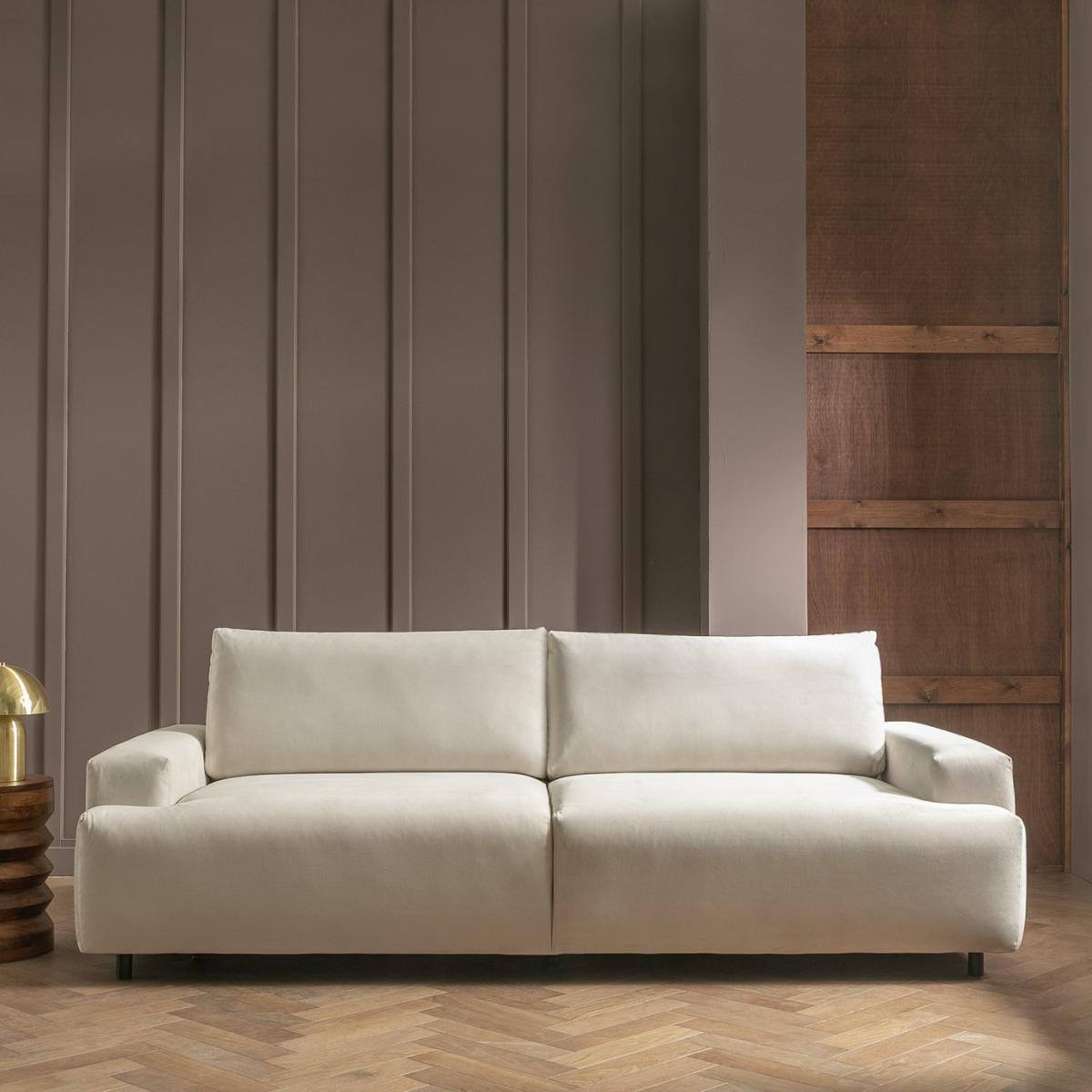 Habitat Julien Fabric 4 Seater Sofa Bed - Taupe | Flitch