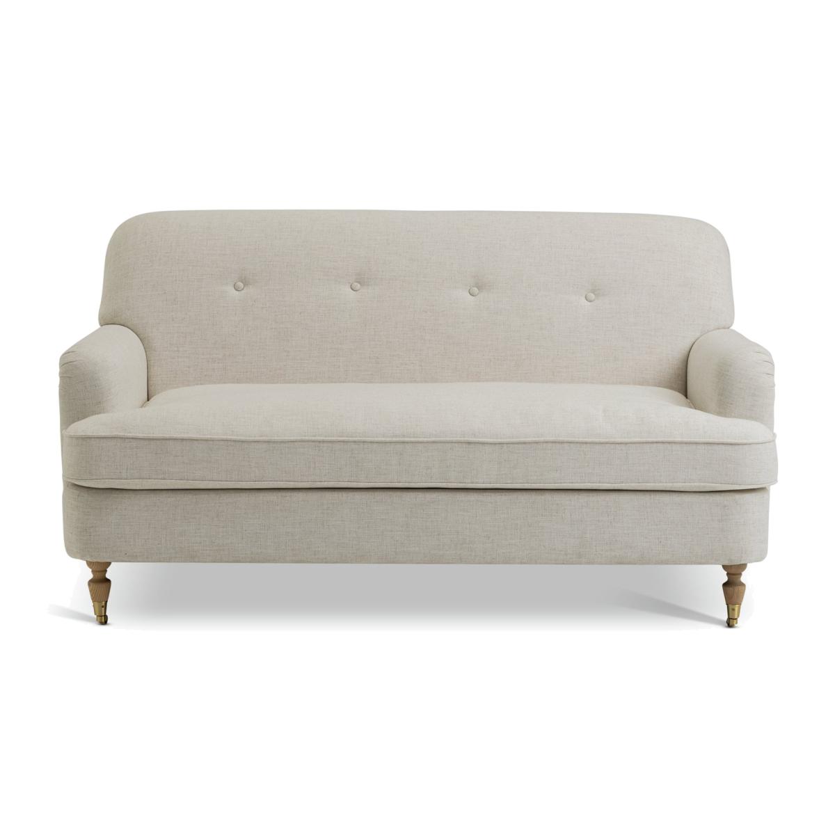 Habitat x Morris & Co. Merton Fabric 2 Seater Sofa - Cream – image 1