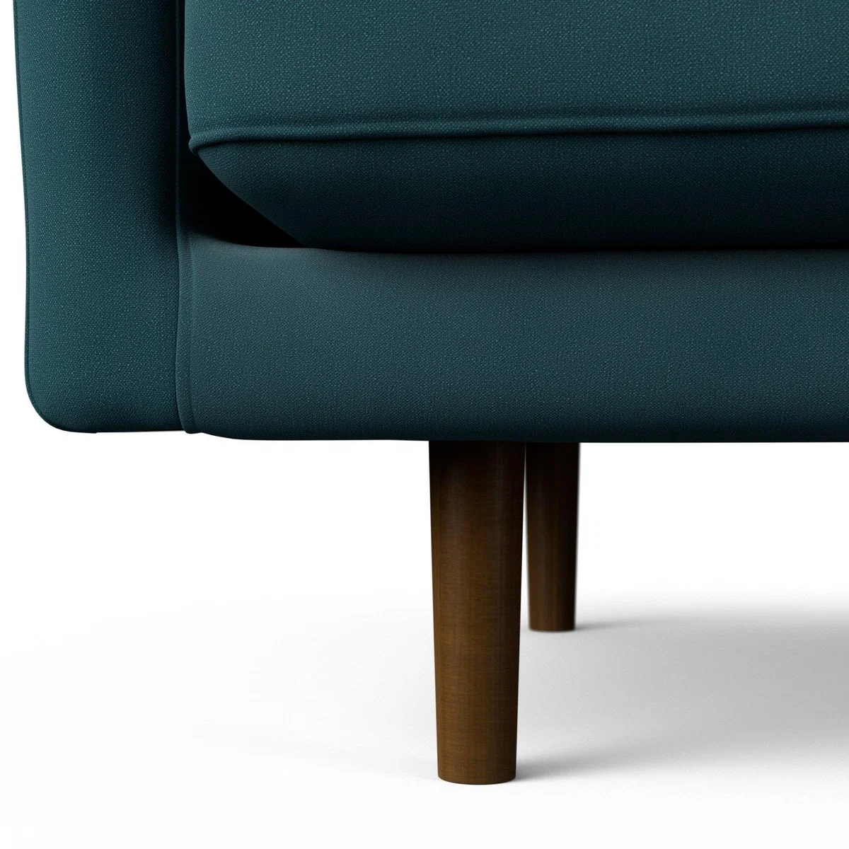 Habitat Fenner Fabric 2 Seater Sofa - Teal - Dark Leg – image 5