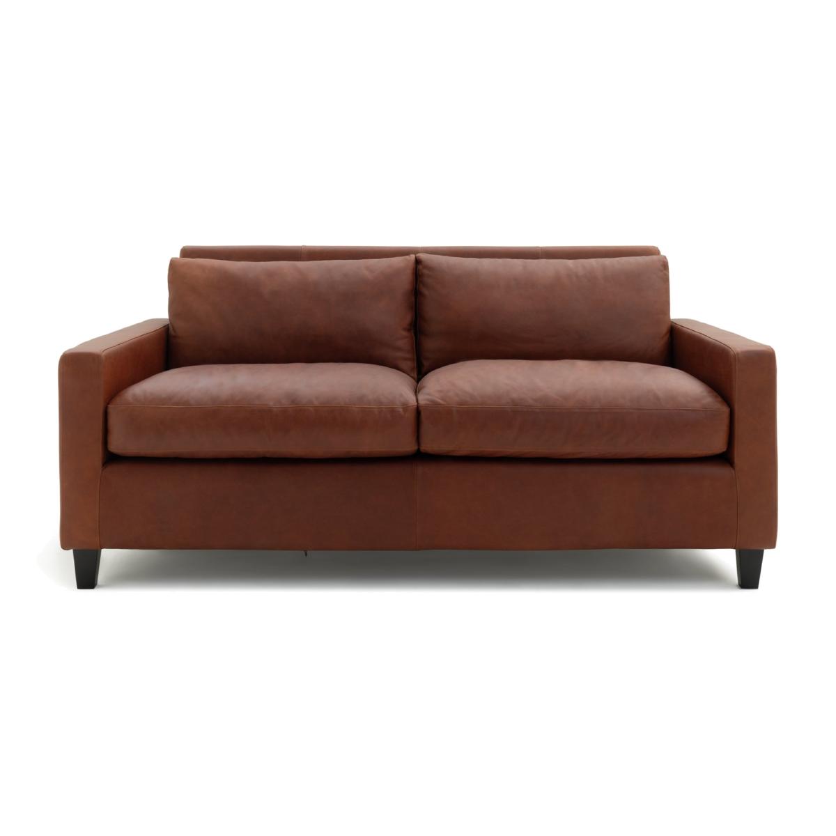 Habitat Chester 2 Seater Leather Sofa - Tan