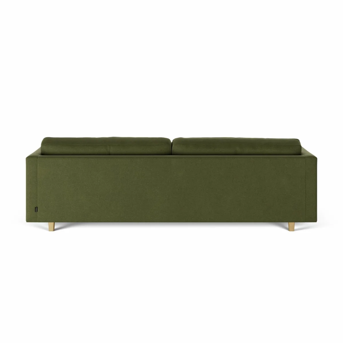 Habitat Emely Velvet 4 Seater Sofa - Moss Green - Ash Leg – image 4