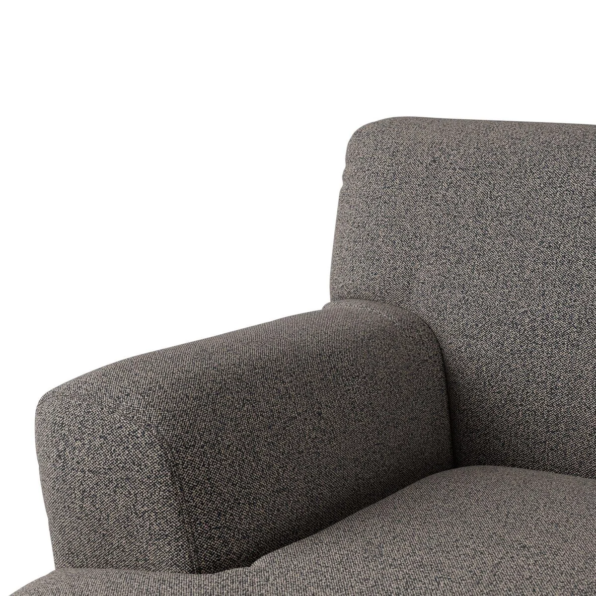 Habitat Askem Fabric 2 Seater Sofa - Charcoal - Dark Leg – image 6