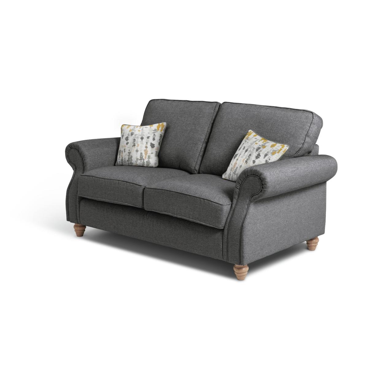 Habitat Wilfred 3 Seater Fabric Sofa - Charcoal – image 5