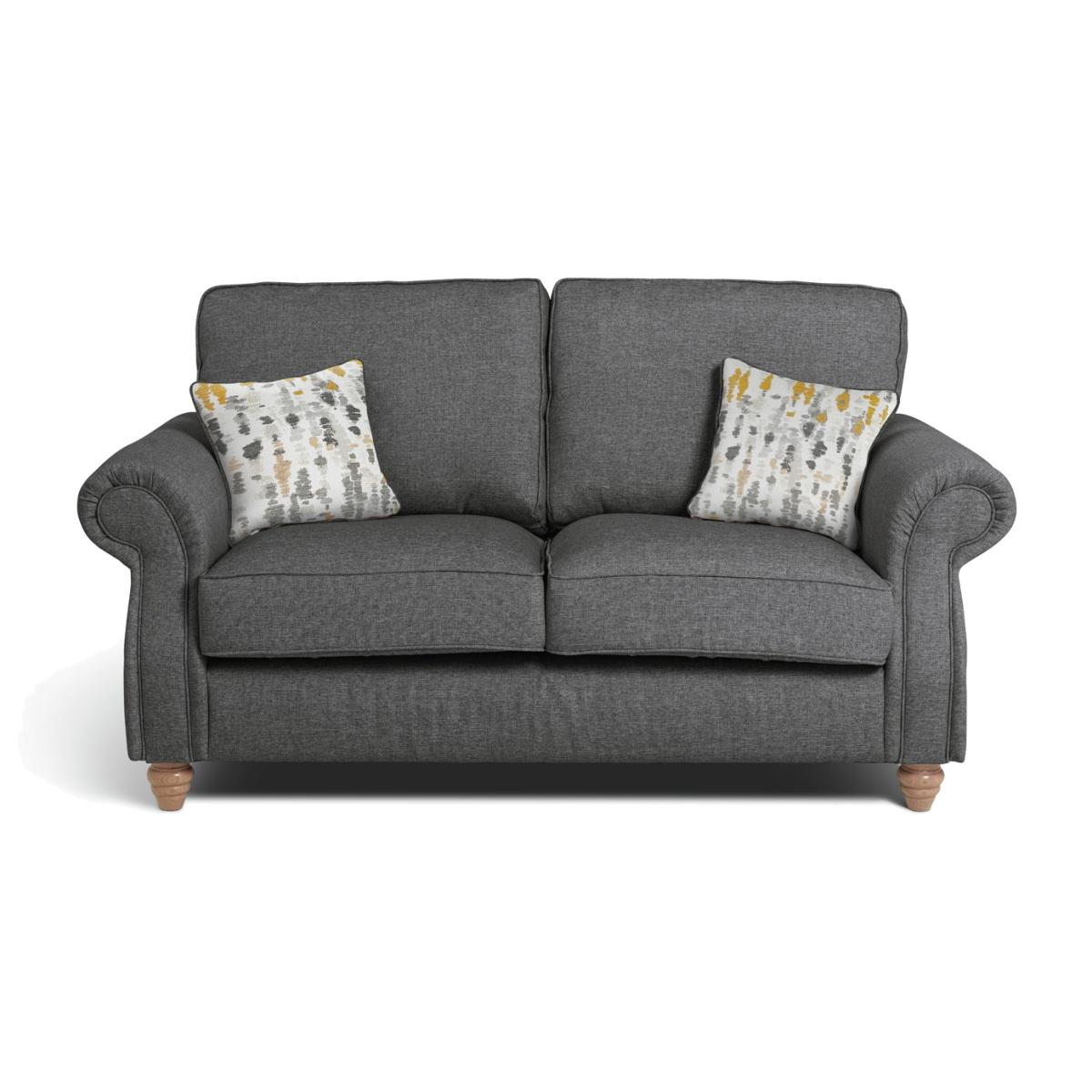 Habitat Wilfred 3 Seater Fabric Sofa - Charcoal – image 1