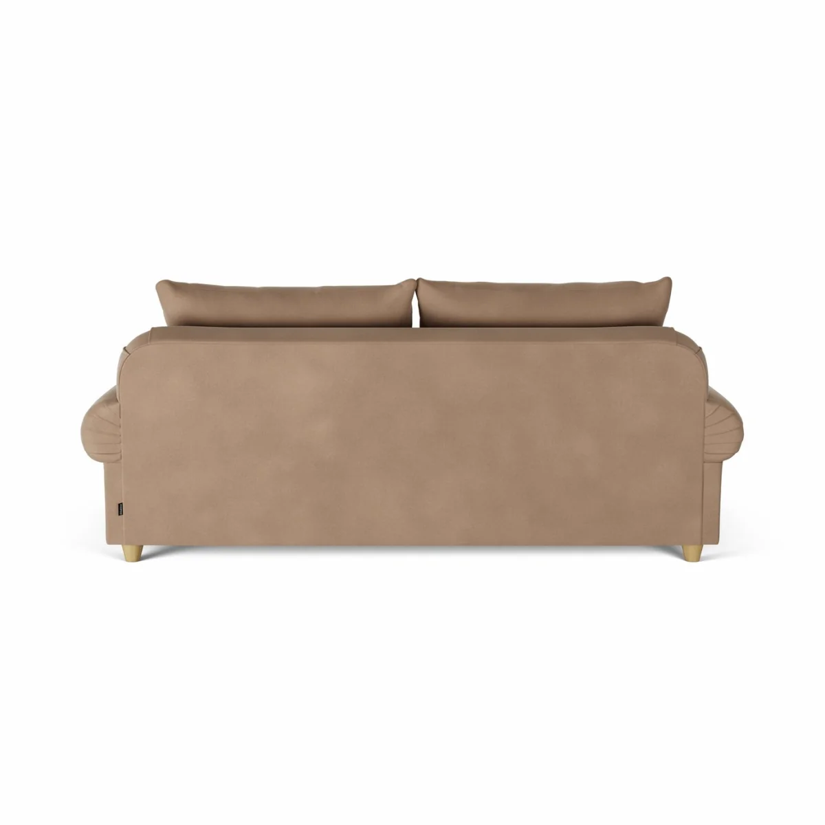 Habitat Whitby Velvet 3 Seater Sofa - Latte - Ash Leg – image 4