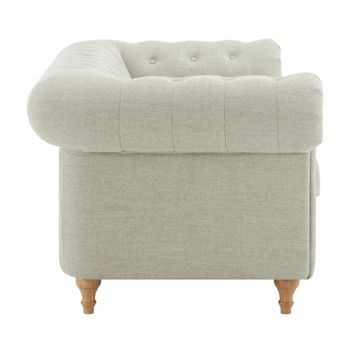 Habitat Chesterfield 2 Seater Fabric Sofa - Natural – image 5