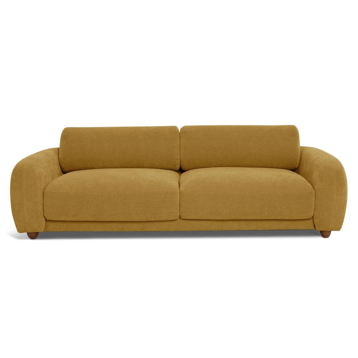 Habitat Casper Fabric 3 Seater Sofa - Camel – image 3