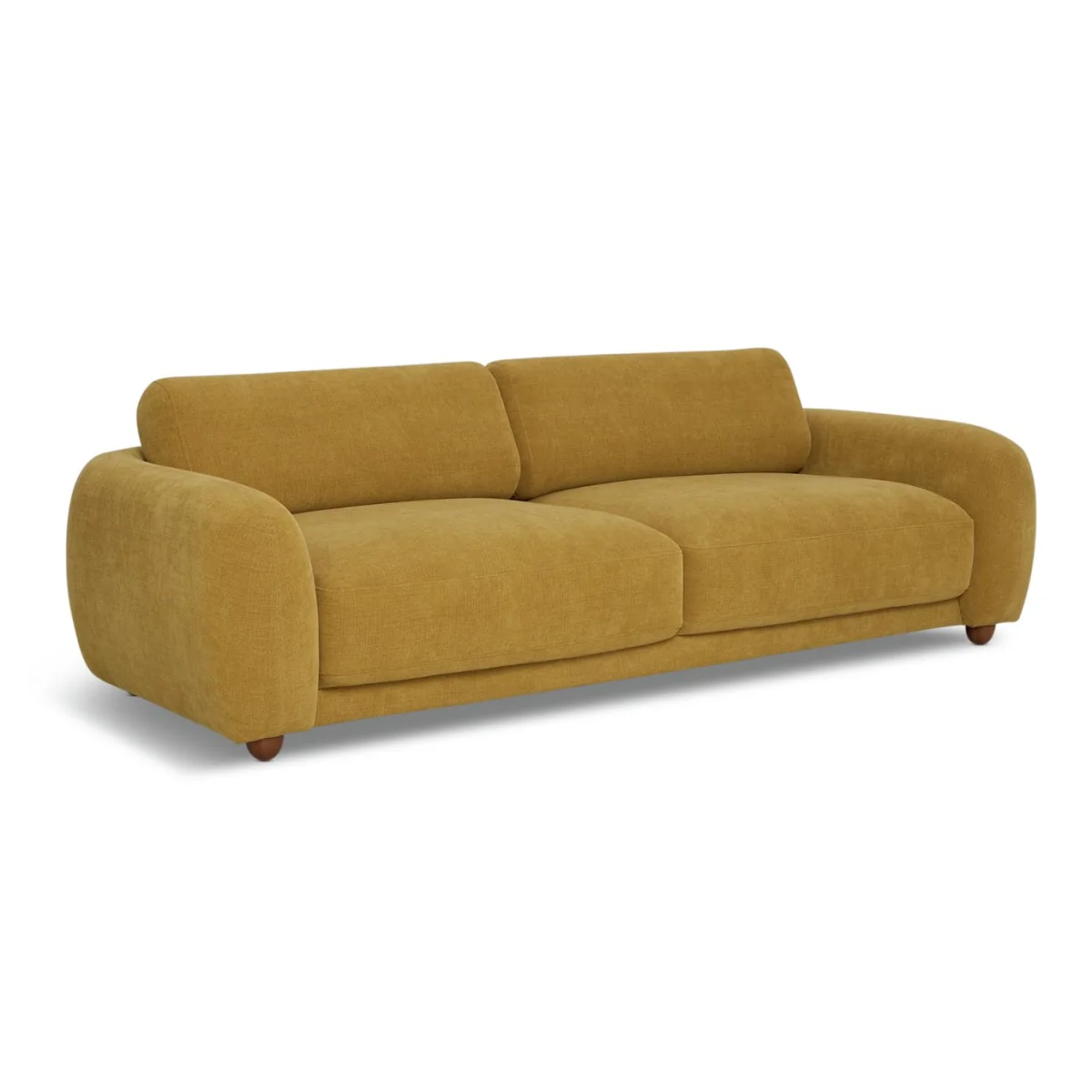 Habitat Casper Fabric 3 Seater Sofa - Camel – image 4