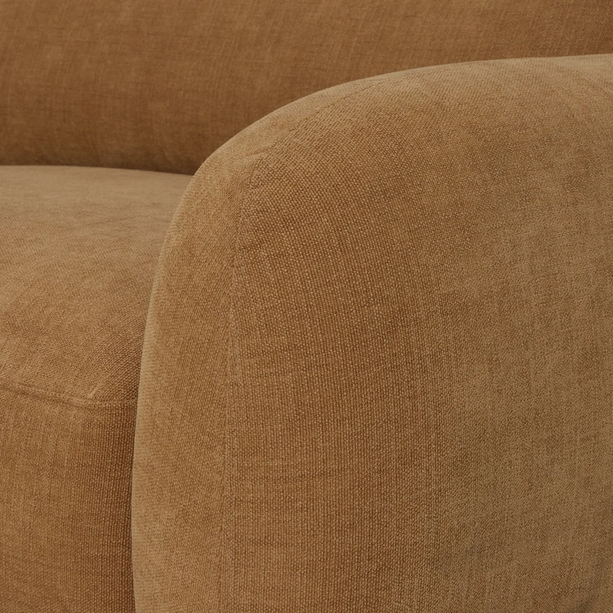 Habitat Casper Fabric 3 Seater Sofa - Camel – image 8