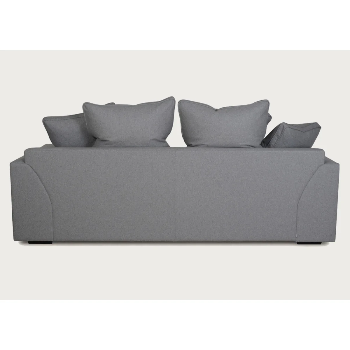 Heal's Cumulus 4 Seater Sofa Cotton Velvet Evergreen Black Feet – image 4