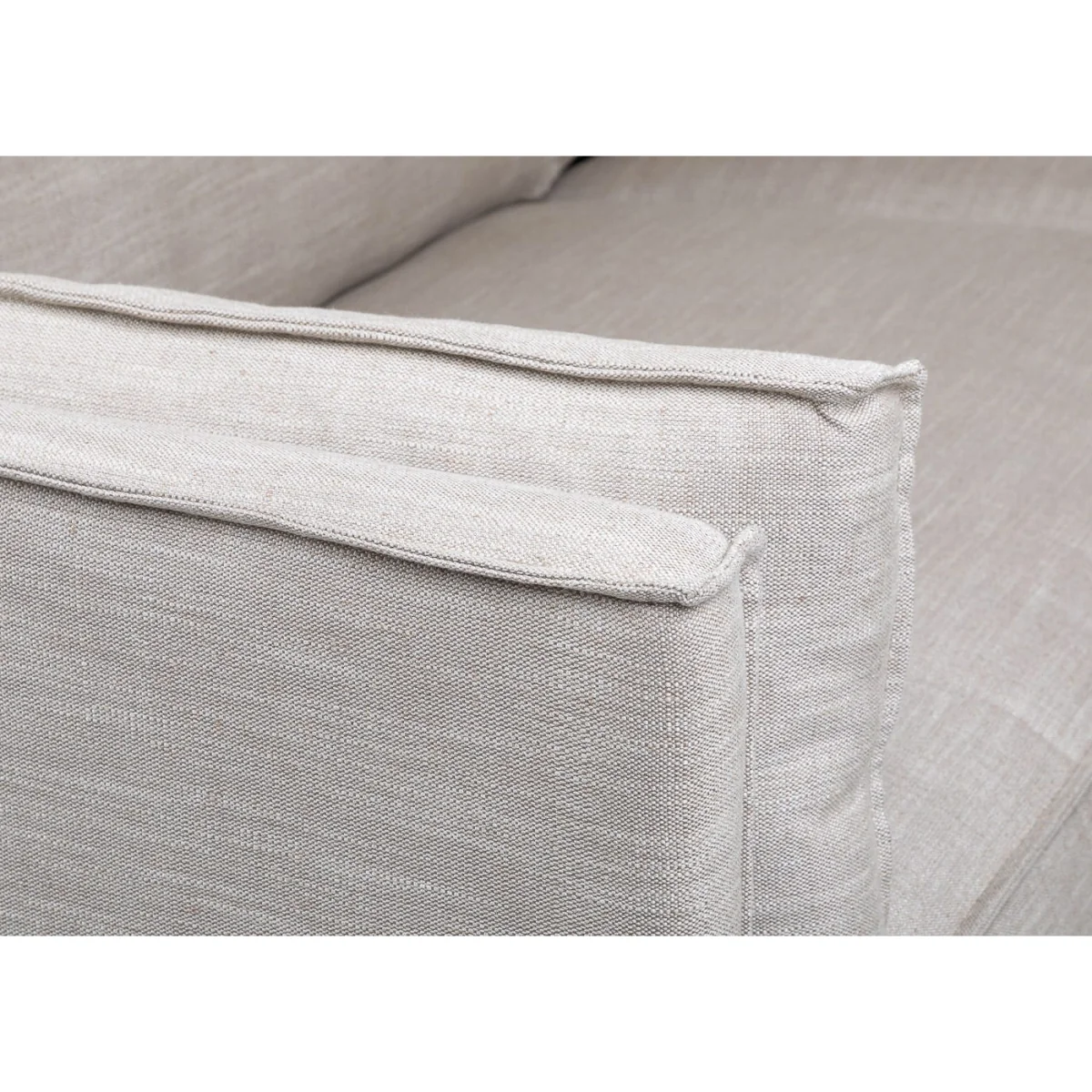 Heal's Tortona 3 Seater Sofa Cotton Velvet Evergreen Black Feet – image 3