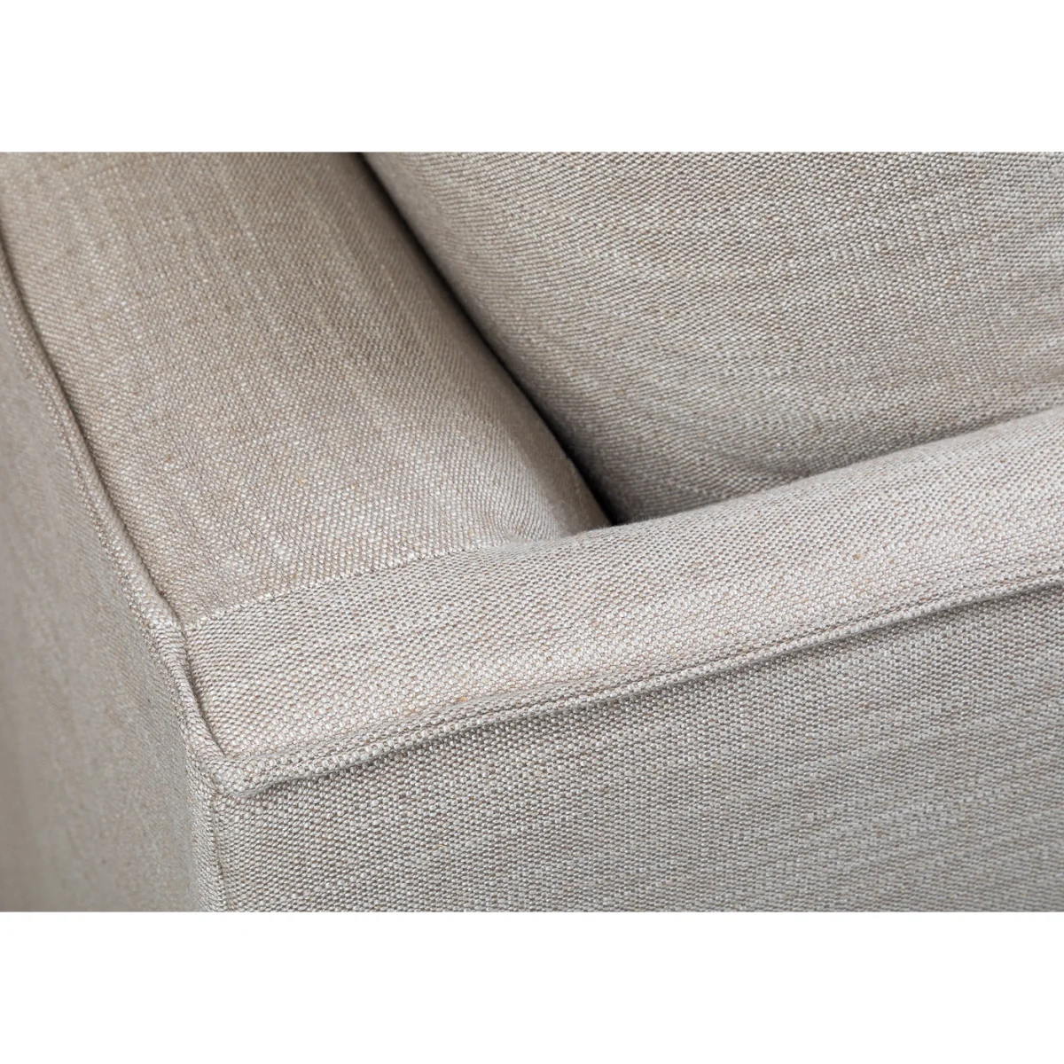 Heal's Tortona 3 Seater Sofa Cotton Velvet Evergreen Black Feet – image 5