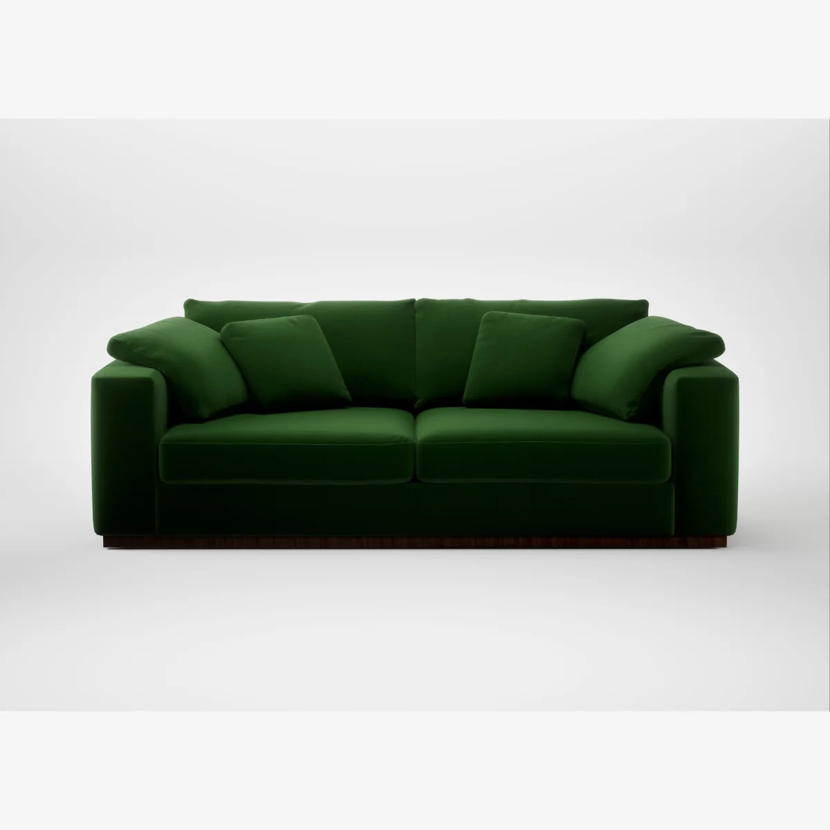 Heal's Trento 4 Seater Sofa Smart Velvet Forest – image 1