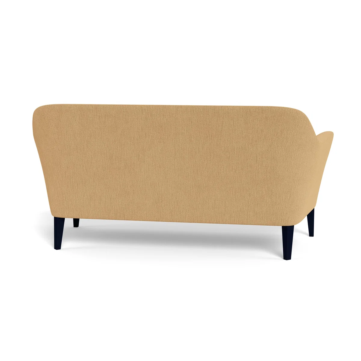 Heal's Wallis 3 Seater Sofa Smart Linen Mix Sand Black Feet – image 5