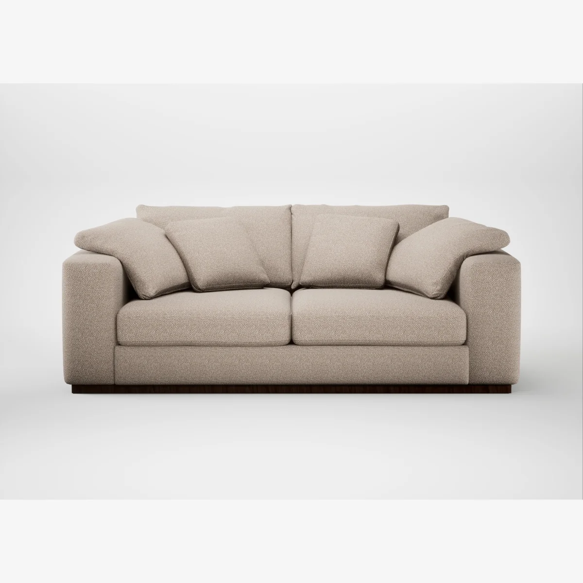 Heal's Trento 3 Seater Sofa Boucle Tweed Pearl – image 1