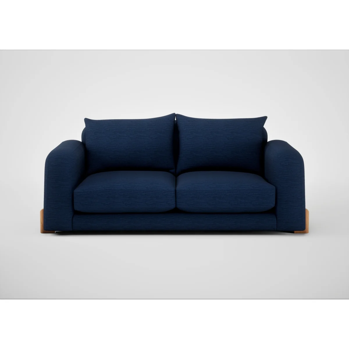 Heal's Nuvola 3 Str Sofa Cotton Velvet Russet Natural Feet – image 4