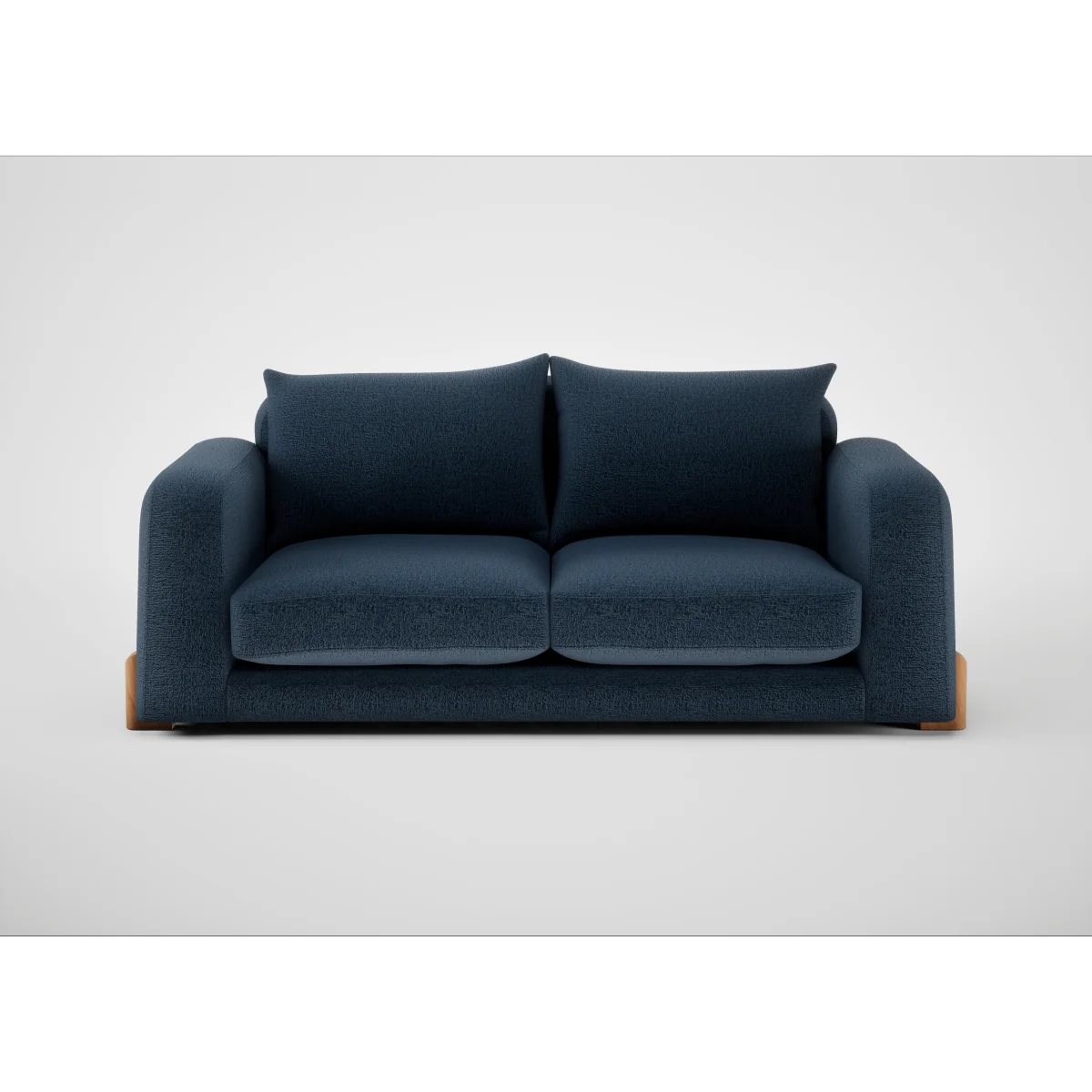 Heal's Nuvola 3 Str Sofa Cotton Velvet Russet Natural Feet – image 7