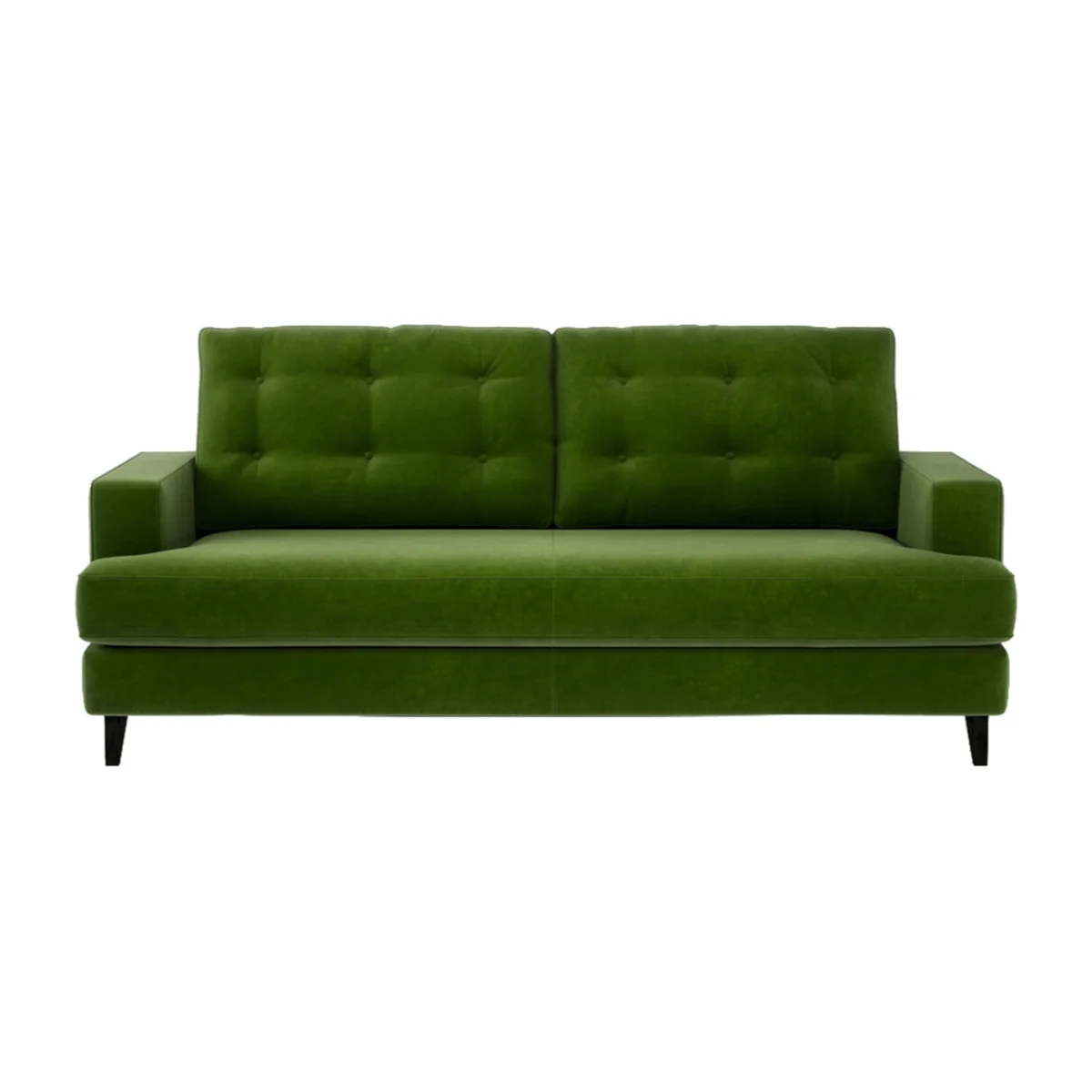 Heal's Mistral 3 Seater Sofa Loop Twill Midnight Natural Feet – image 1