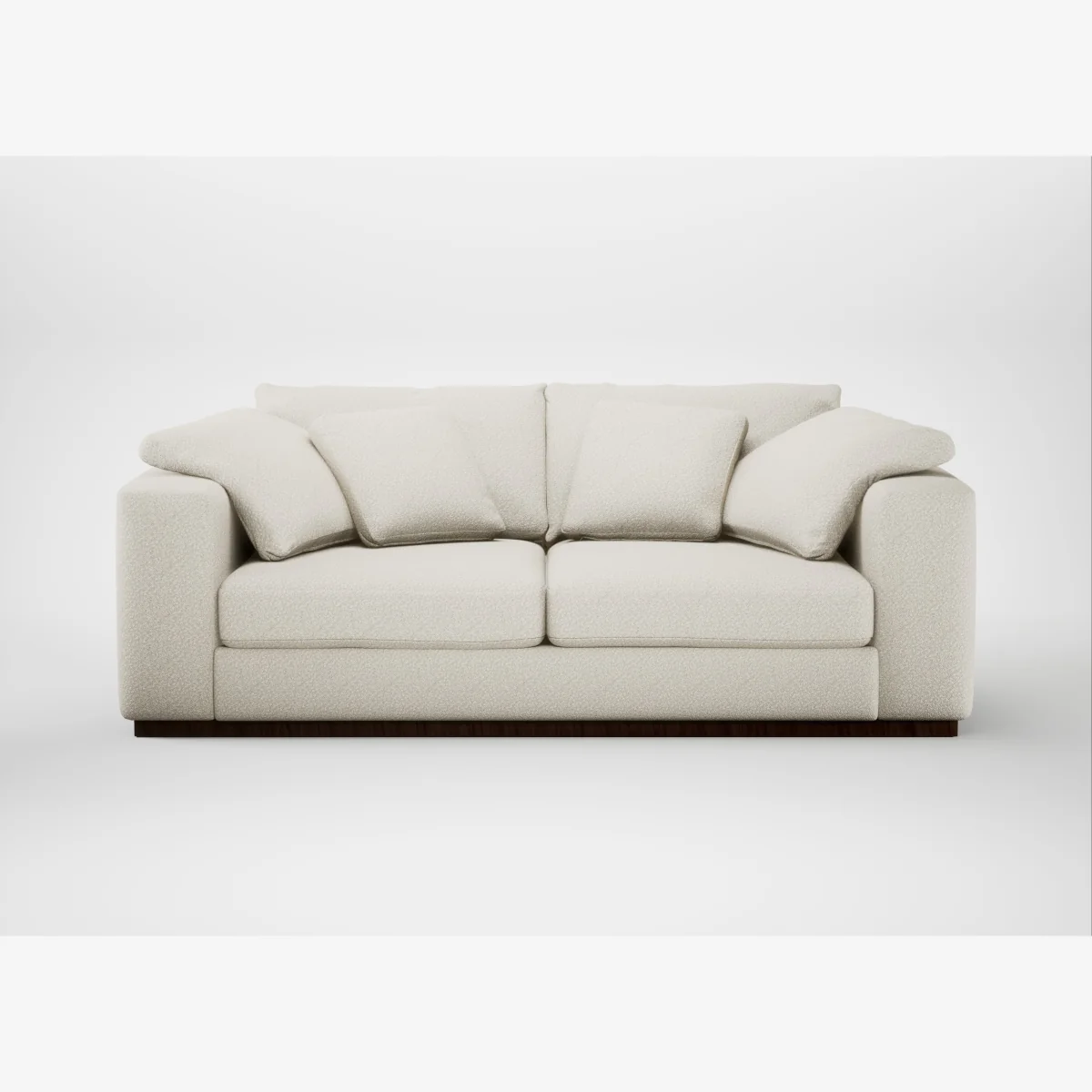 Heal's Trento 3 Seater Sofa Chunky Boucle Ecru – image 1