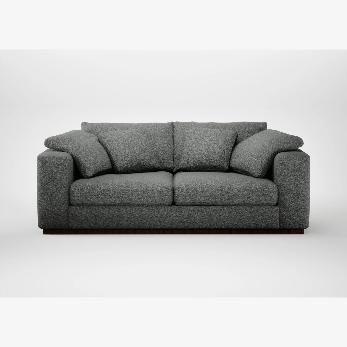 Heal's Trento 3 Seater Sofa Boucle Steel – image 1