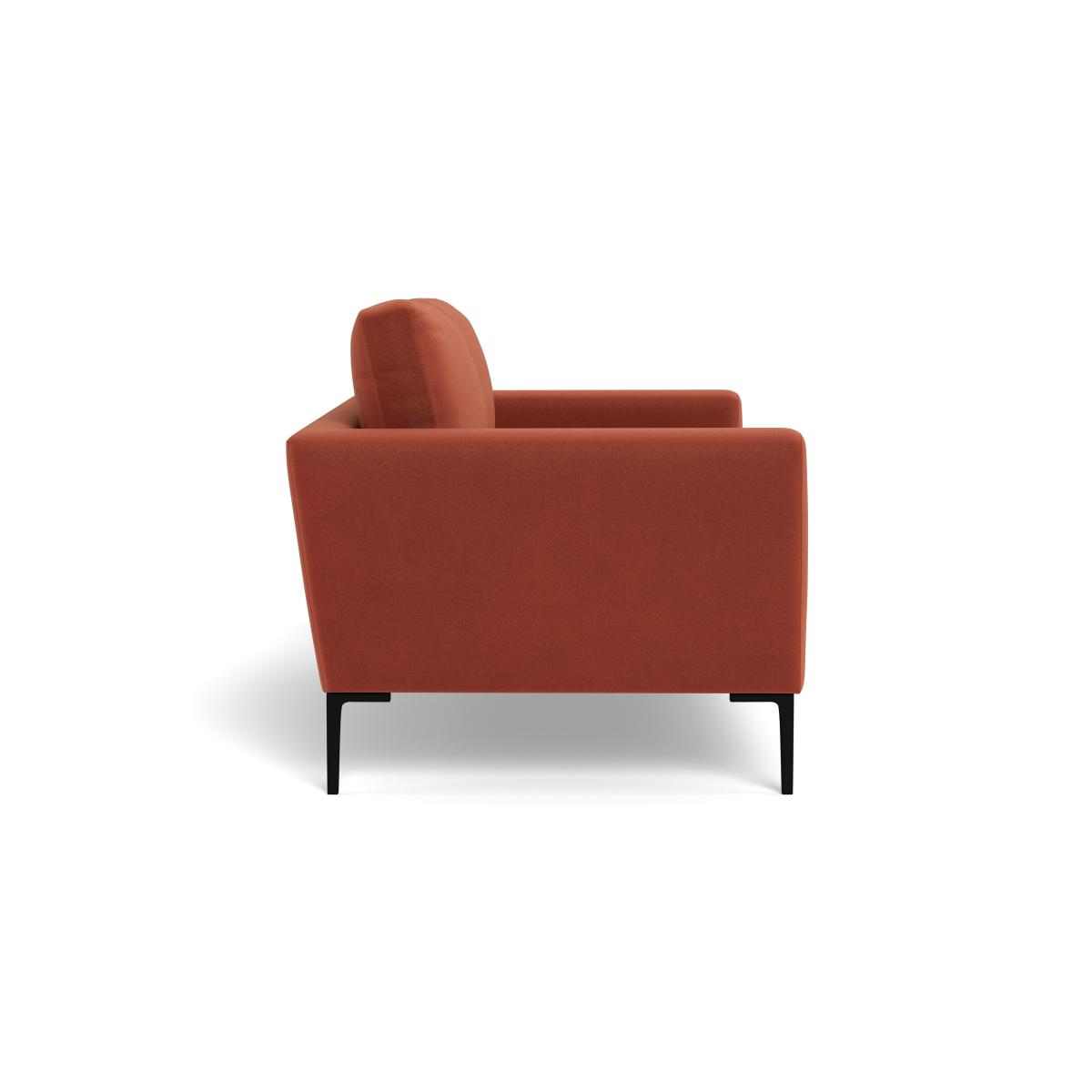 Heal's Eton 2 Seater Sofa Smart Luxe Velvet Tawny Brass Feet – image 3