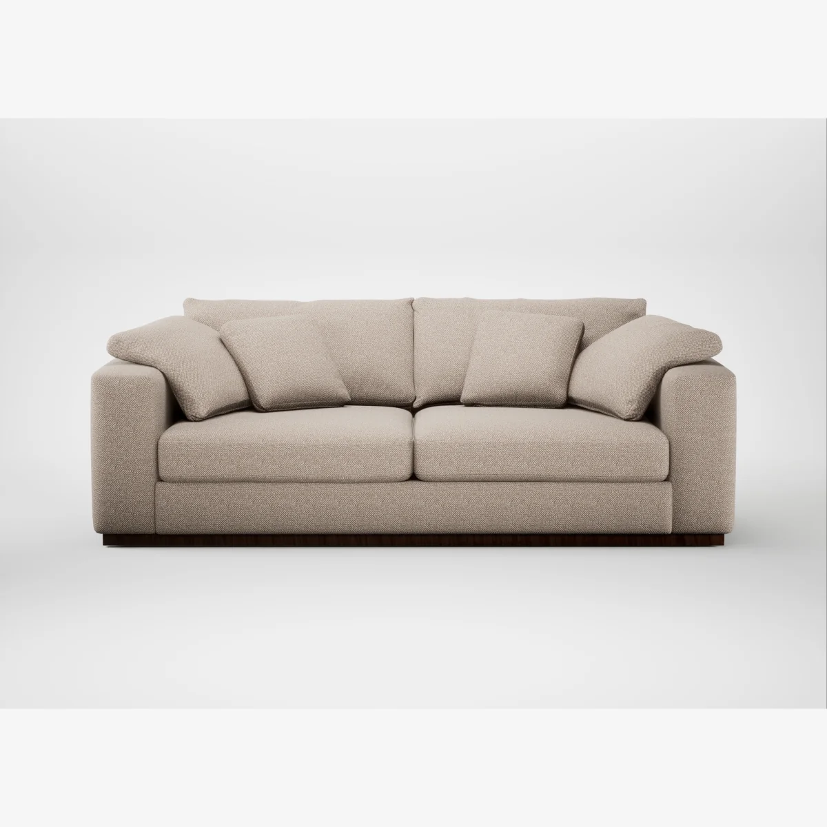 Heal's Trento 4 Seater Sofa Boucle Tweed Pearl – image 1
