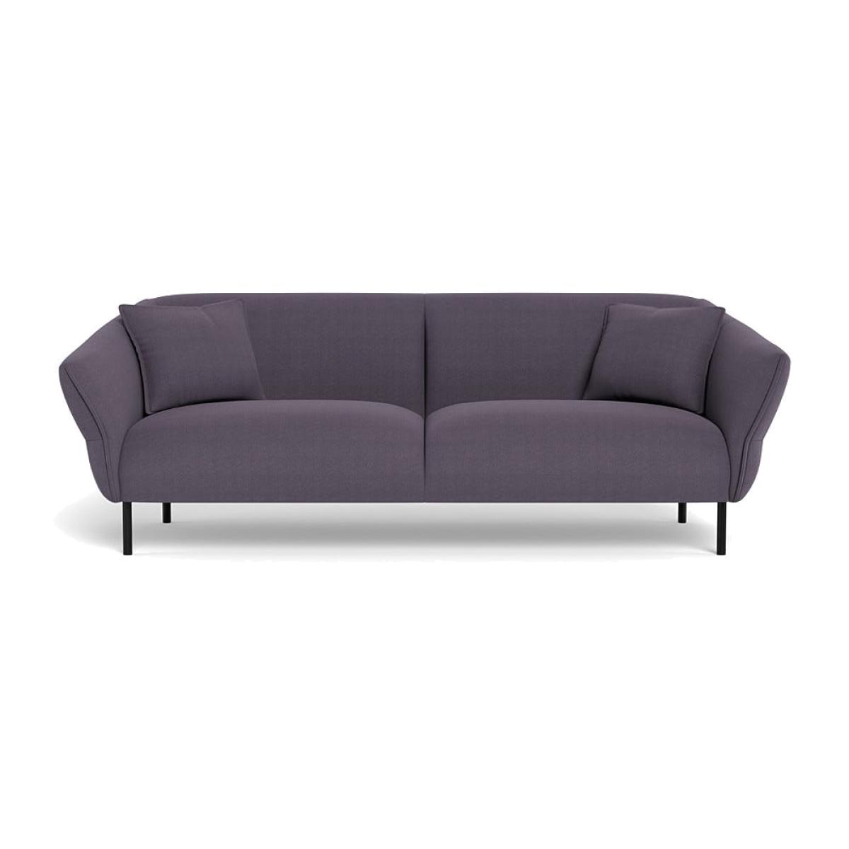 Heal's Alto 4 Seater Sofa Linen Shadow Black Feet – image 1