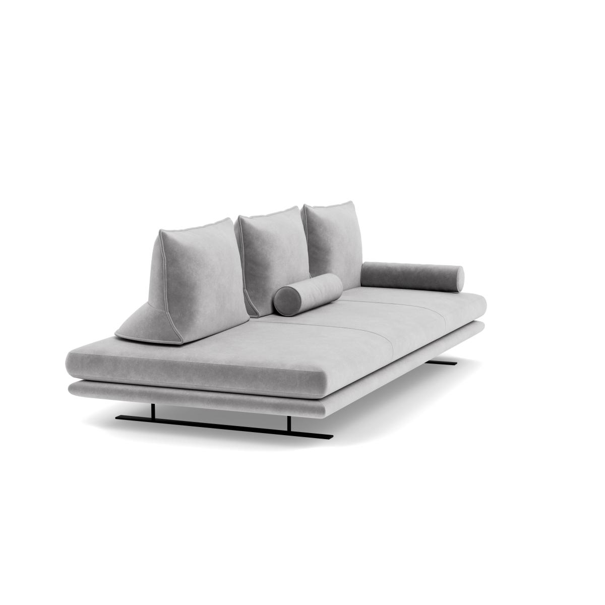 Ligne Roset Prado Large Settee Alcantara Pearl Grey – image 2