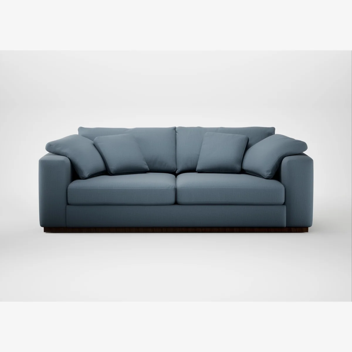 Heal's Trento 4 Seater Sofa Smart Cotton Linen Celestial – image 1